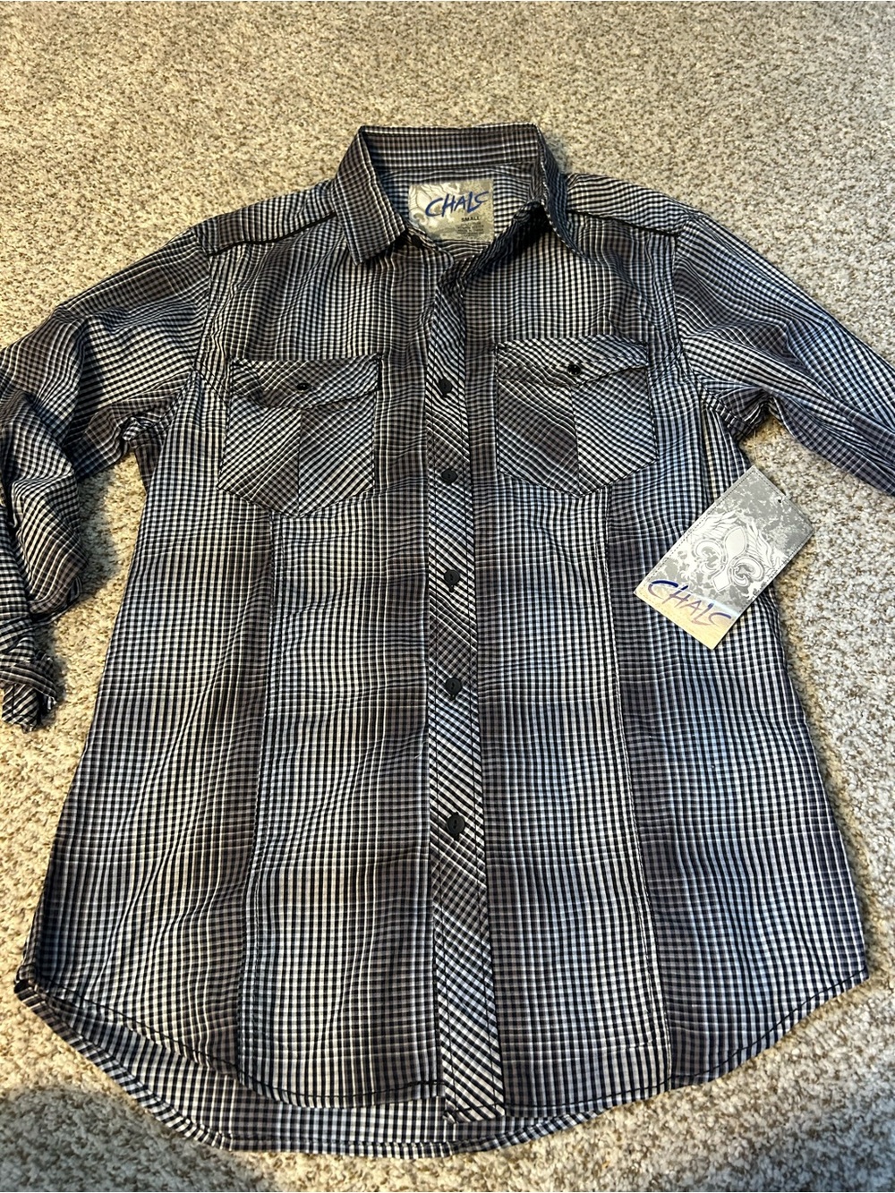 Chalc Western Style Button-Down Shirt